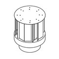 Fmi Products Llc FMI HHT-58 Horizontal High Wind Round Termination Cap HHT-58